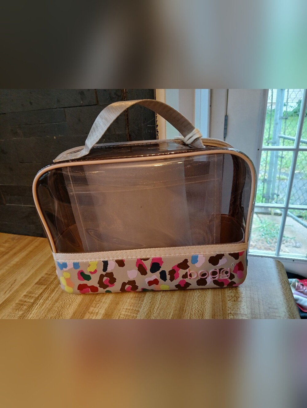 Bogg Bag NWT Multi Print Leopard Accessories Bag - Picture 3 of 5